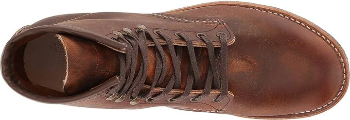 Red Wing Heritage Blacksmith Men's Lace up casual Shoes Copper Rough & Tough : 7 D (M), Leather - Image 3