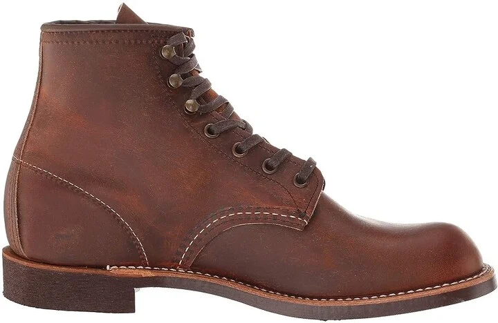 Red Wing Heritage Blacksmith Men's Lace up casual Shoes Copper Rough & Tough : 7 D (M), Leather - Image 8