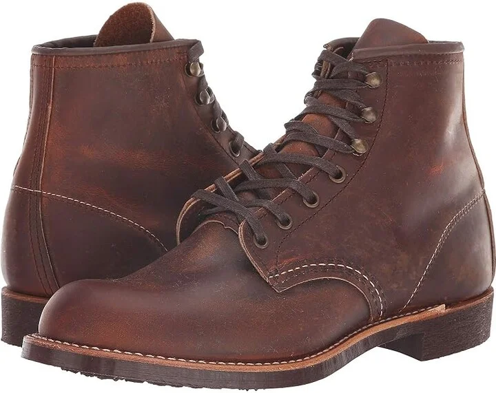 Red Wing Heritage Blacksmith Men's Lace up casual Shoes Copper Rough & Tough : 7 D (M), Leather