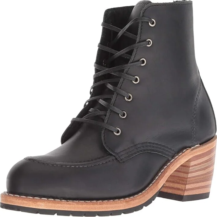 Red Wing Heritage Clara Women's Lace-up Boots Black Boundary : 5 M (B), Leather - Image 2