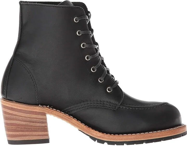 Red Wing Heritage Clara Women's Lace-up Boots Black Boundary : 5 M (B), Leather - Image 8