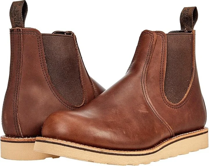 Red Wing Heritage Classic Chelsea Men's Shoes Amber Harness : 7 D (M), Leather