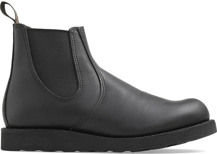 Red Wing Heritage Classic Chelsea Men's Shoes Black Harness : 7.5 D (M), Leather - Image 4