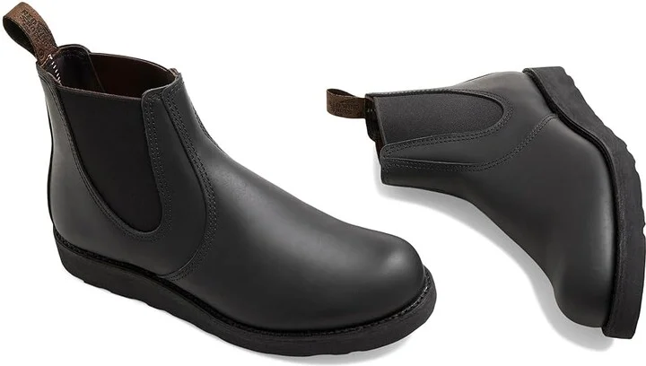 Red Wing Heritage Classic Chelsea Men's Shoes Black Harness : 7.5 D (M), Leather - Image 5