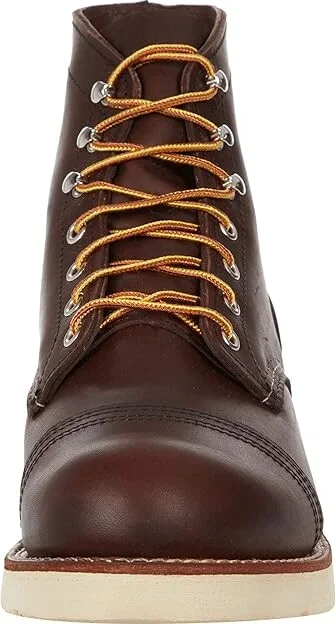 Red Wing Heritage Iron Ranger Traction Tred Men's Shoes Amber Harness : 7 D (M), Leather - Image 5