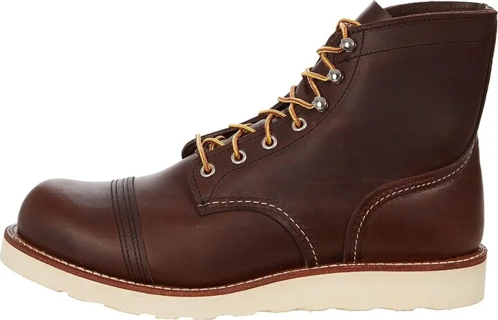 Red Wing Heritage Iron Ranger Traction Tred Men's Shoes Amber Harness : 7 D (M), Leather - Image 6