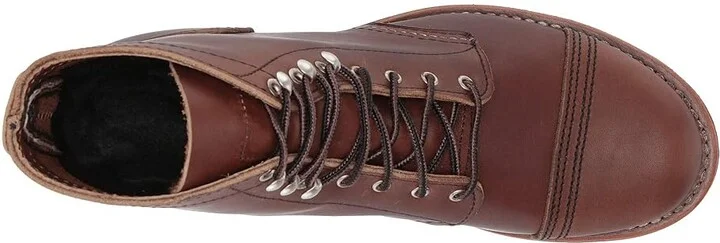 Red Wing Heritage Iron Ranger Women's Lace-up Boots Amber Harness : 5 M (B), Leather - Image 3