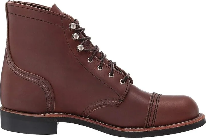Red Wing Heritage Iron Ranger Women's Lace-up Boots Amber Harness : 5 M (B), Leather - Image 8