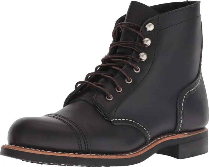Red Wing Heritage Iron Ranger Women's Lace-up Boots Black Boundary : 5 M (B), Leather - Image 2