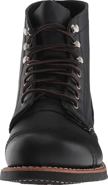 Red Wing Heritage Iron Ranger Women's Lace-up Boots Black Boundary : 5 M (B), Leather - Image 6