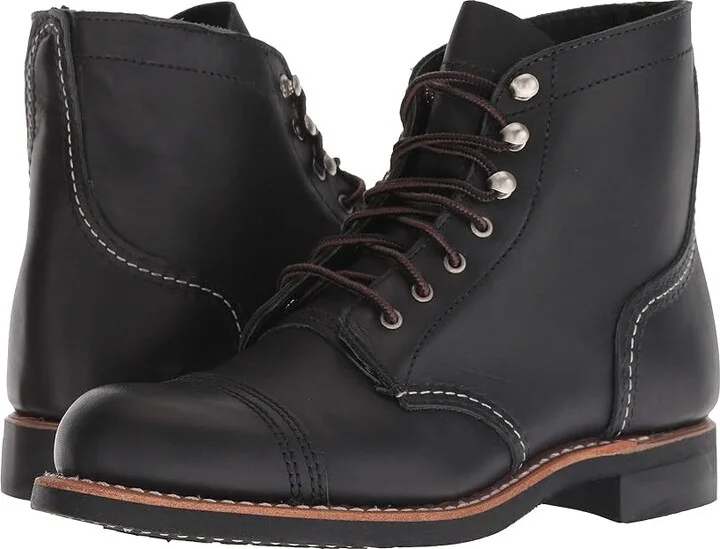 Red Wing Heritage Iron Ranger Women's Lace-up Boots Black Boundary : 5 M (B), Leather