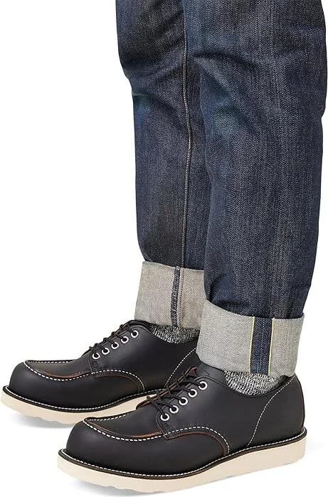 Red Wing Heritage Shop Moc Oxford Men's Lace-up Boots Black Prairie : 10 D (M), Leather - Image 4