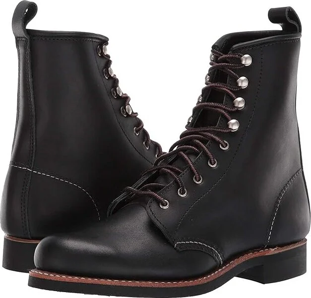 Red Wing Heritage Silversmith Women's Lace-up Boots Black Boundary : 5 M (B), Leather