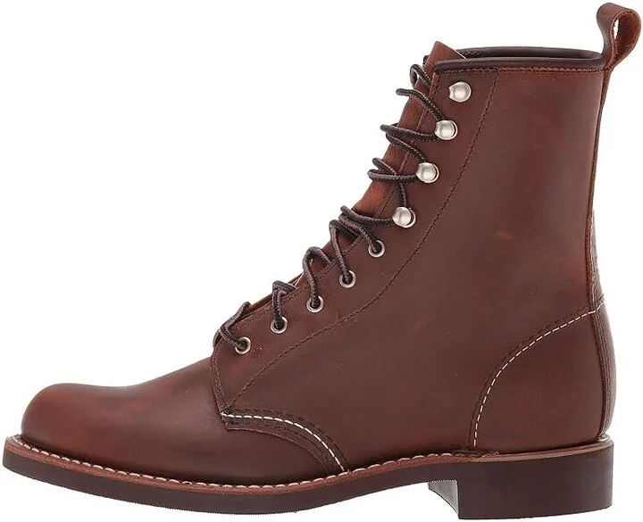 Red Wing Heritage Silversmith Women's Lace-up Boots Copper Rough & Tough : 5 M (B), Leather - Image 7