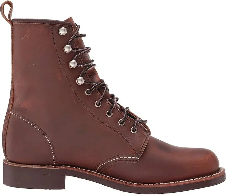 Red Wing Heritage Silversmith Women's Lace-up Boots Copper Rough & Tough : 5 M (B), Leather - Image 8