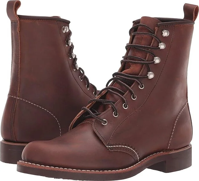 Red Wing Heritage Silversmith Women's Lace-up Boots Copper Rough & Tough : 5 M (B), Leather