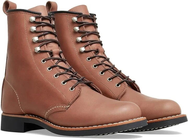 Red Wing Heritage Silversmith Women's Lace-up Boots Mocha : 5 M (B), Leather