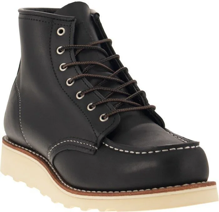 Red Wing Shoes Classic Moc - Leather Ankle Boot - Image 2