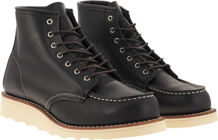 Red Wing Shoes Classic Moc - Leather Ankle Boot - Image 4