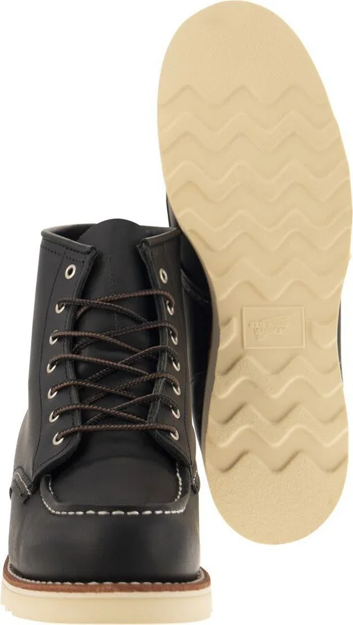 Red Wing Shoes Classic Moc - Leather Ankle Boot - Image 5