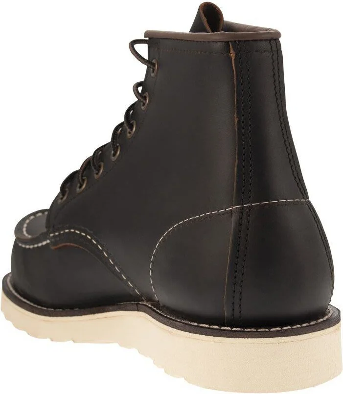 Red Wing Shoes Classic Moc - Leather Boot With Laces - Image 3