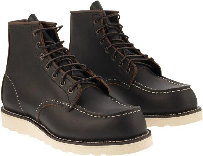 Red Wing Shoes Classic Moc - Leather Boot With Laces - Image 4
