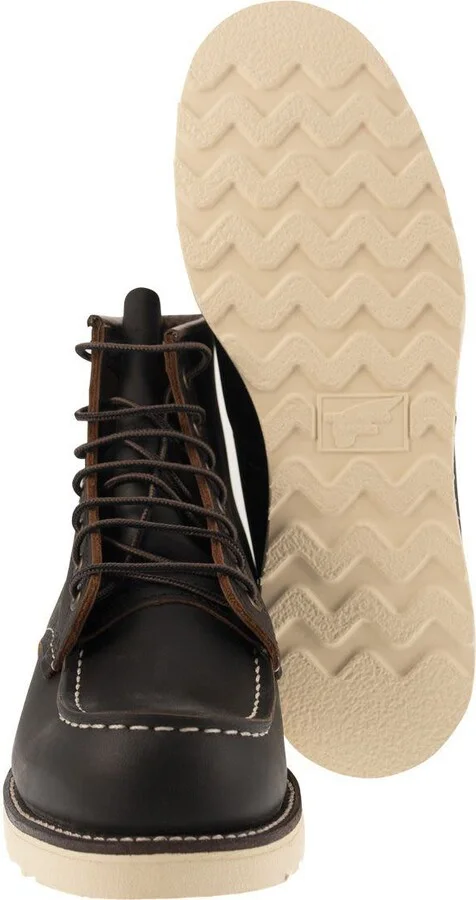 Red Wing Shoes Classic Moc - Leather Boot With Laces - Image 5