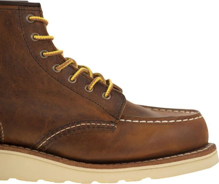 Red Wing Shoes Classic Moc - Leather Lace-Up Boot - Image 6
