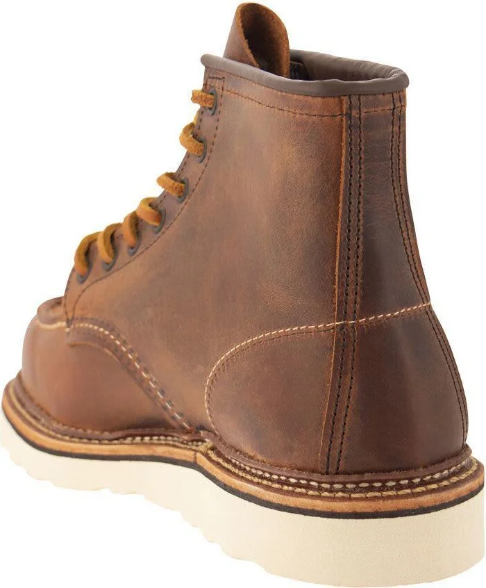Red Wing Shoes Classic Moc - Rough And Tough Leather Boot - Image 3