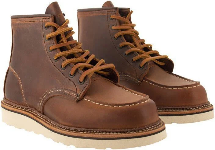 Red Wing Shoes Classic Moc - Rough And Tough Leather Boot - Image 4