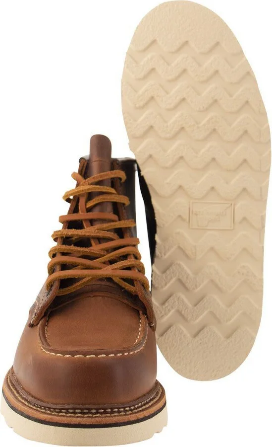 Red Wing Shoes Classic Moc - Rough And Tough Leather Boot - Image 5