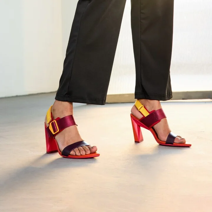 Red / Yellow / Orange Poly Soga Hi - Mai Tai - Image 2
