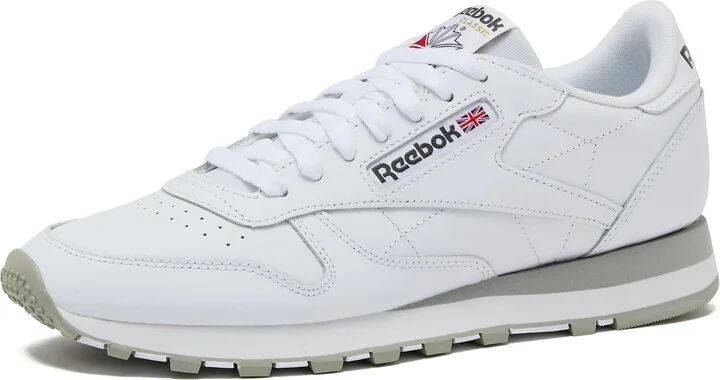 Reebok Classic Leather Sneakers for Men - Black or White Tennis Mens Shoes