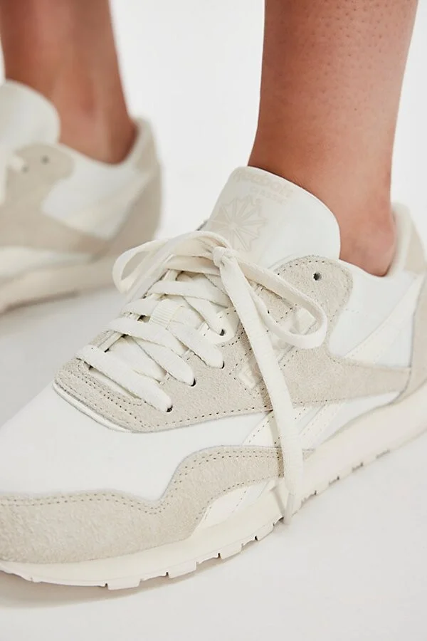 Reebok Classic Nylon Foundation Sneakers - Image 5