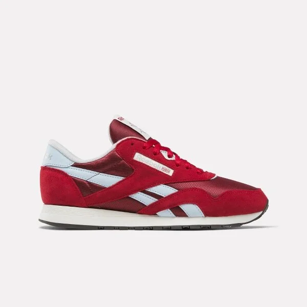 classic burgundy/flash red/glass blue