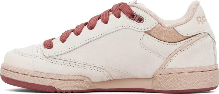 Reebok Classics Beige Club C Bulc Sneakers - Image 3