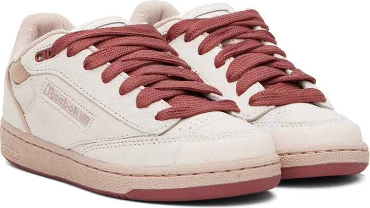 Reebok Classics Beige Club C Bulc Sneakers - Image 4