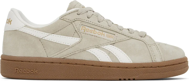 Reebok Classics Beige & White Club C Grounds UK Sneakers