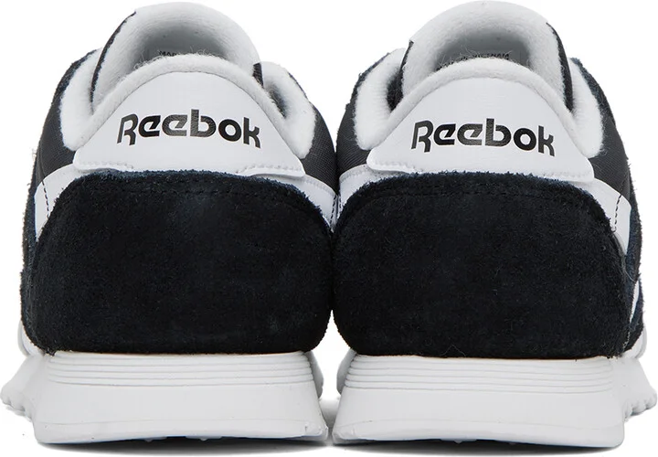 Reebok Classics Black Classic Nylon Sneakers - Image 2