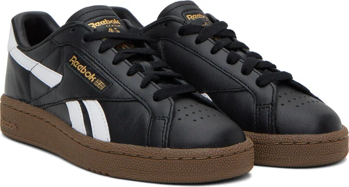 Reebok Classics Black Club C Grounds UK Sneakers - Image 4