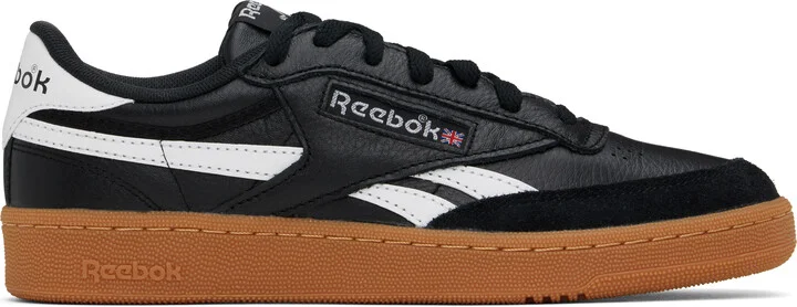 Reebok Classics Black & White Club C Revenge Vintage Sneakers