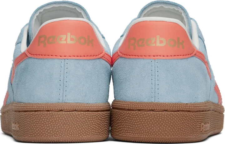 Reebok Classics Blue & Pink Club C Grounds UK Sneakers - Image 2
