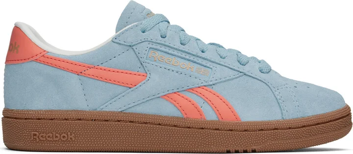 Reebok Classics Blue & Pink Club C Grounds UK Sneakers