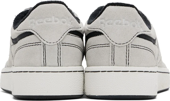 Reebok Classics Gray Club C 85 Vintage Sneakers - Image 2