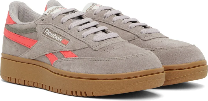 Reebok Classics Gray Club C Double Revenge Sneakers - Image 4