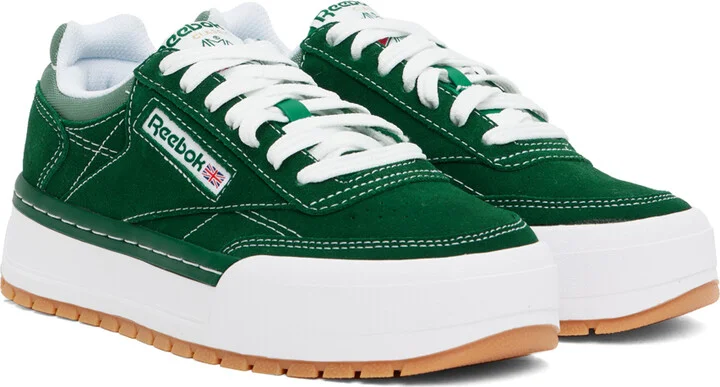 Reebok Classics Green Club C Megacourt Sneakers - Image 4