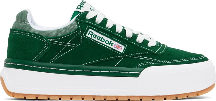Reebok Classics Green Club C Megacourt Sneakers
