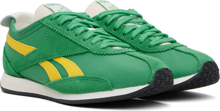 Reebok Classics Green R400 Sneakers - Image 4