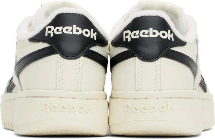 Reebok Classics Off-White & Black Club C Double Revenge Sneakers - Image 2