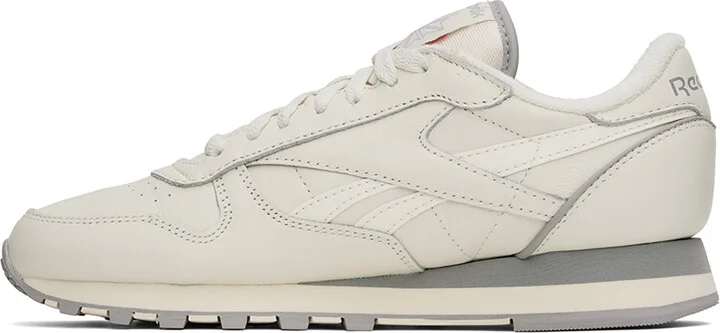 Reebok Classics Off-White Classic Leather 1983 Vintage Sneakers - Image 3